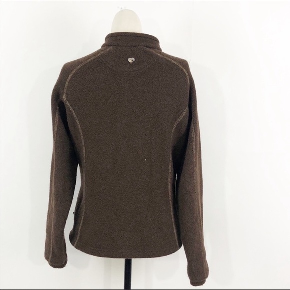 Kuhl Alfpaca Women’s Fleece Full Zip Brown Jacket Small - Picture 5 of 12